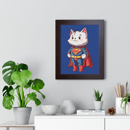 Supercat Framed Wall Art