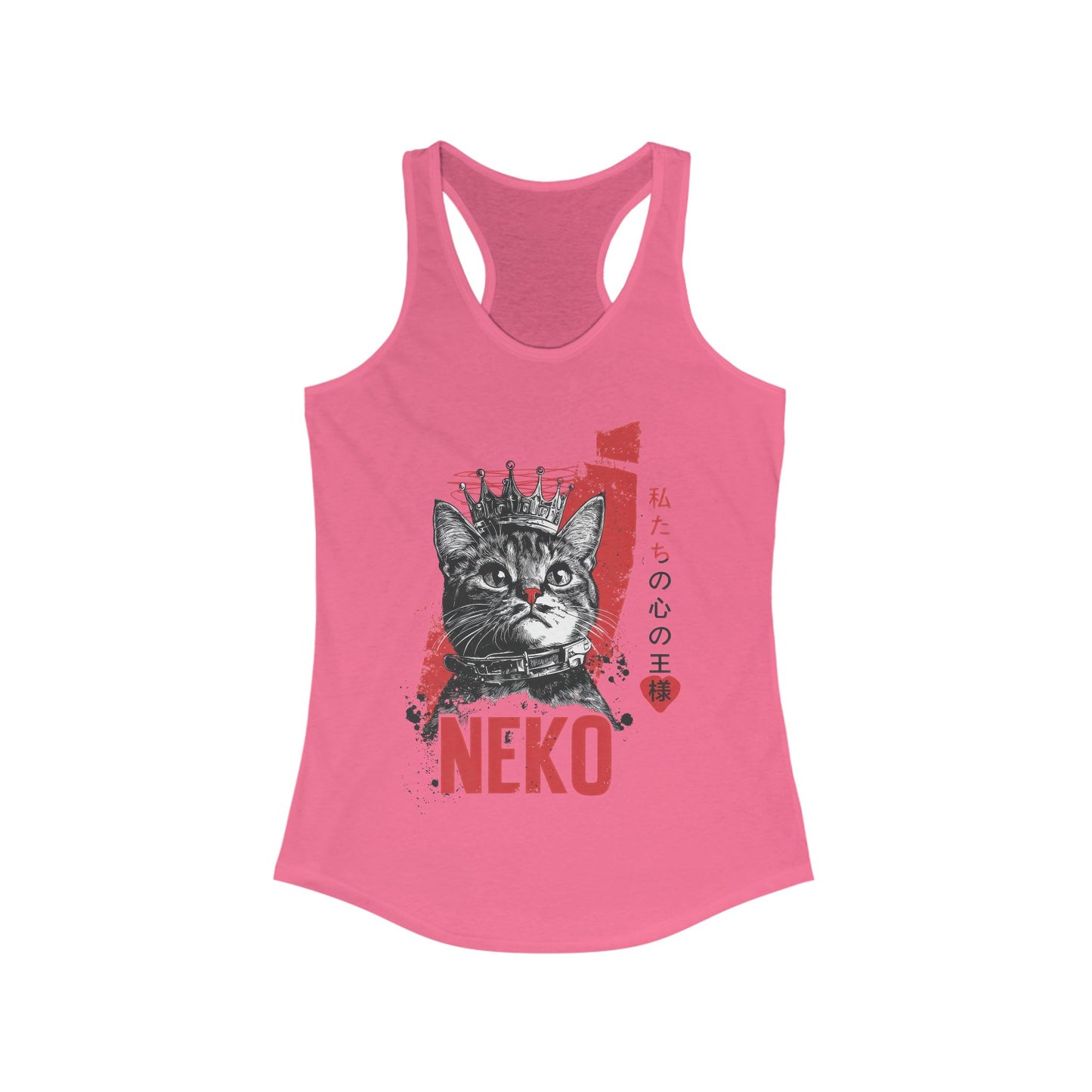 Neko King Of Our Hearts Ladies Tank