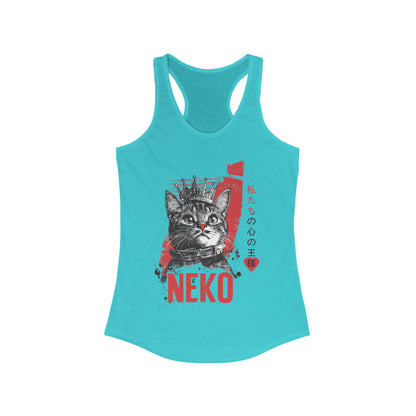Neko King Of Our Hearts Ladies Tank