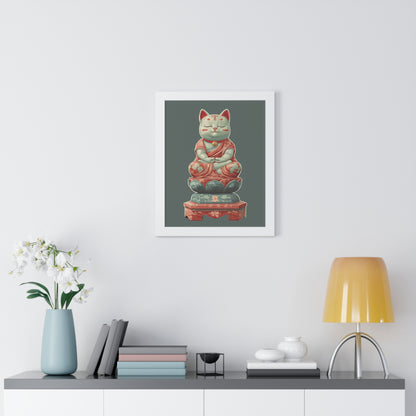 Buddy Kitty Framed Wall Art