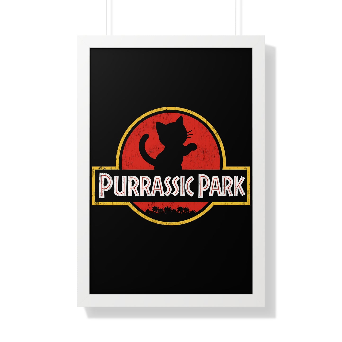 Purrassic Park Framed Wall Art