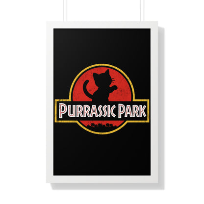 Purrassic Park Framed Wall Art