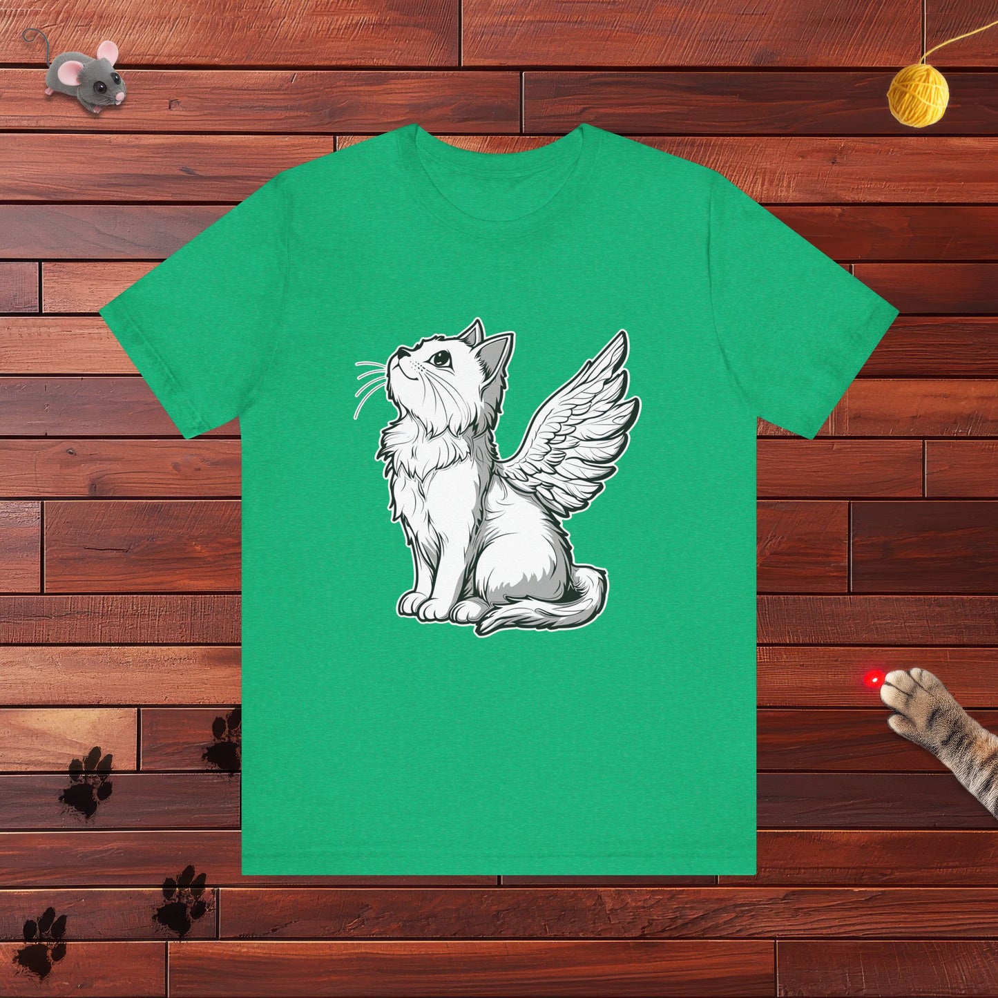 Angel Kitty Mens Tee