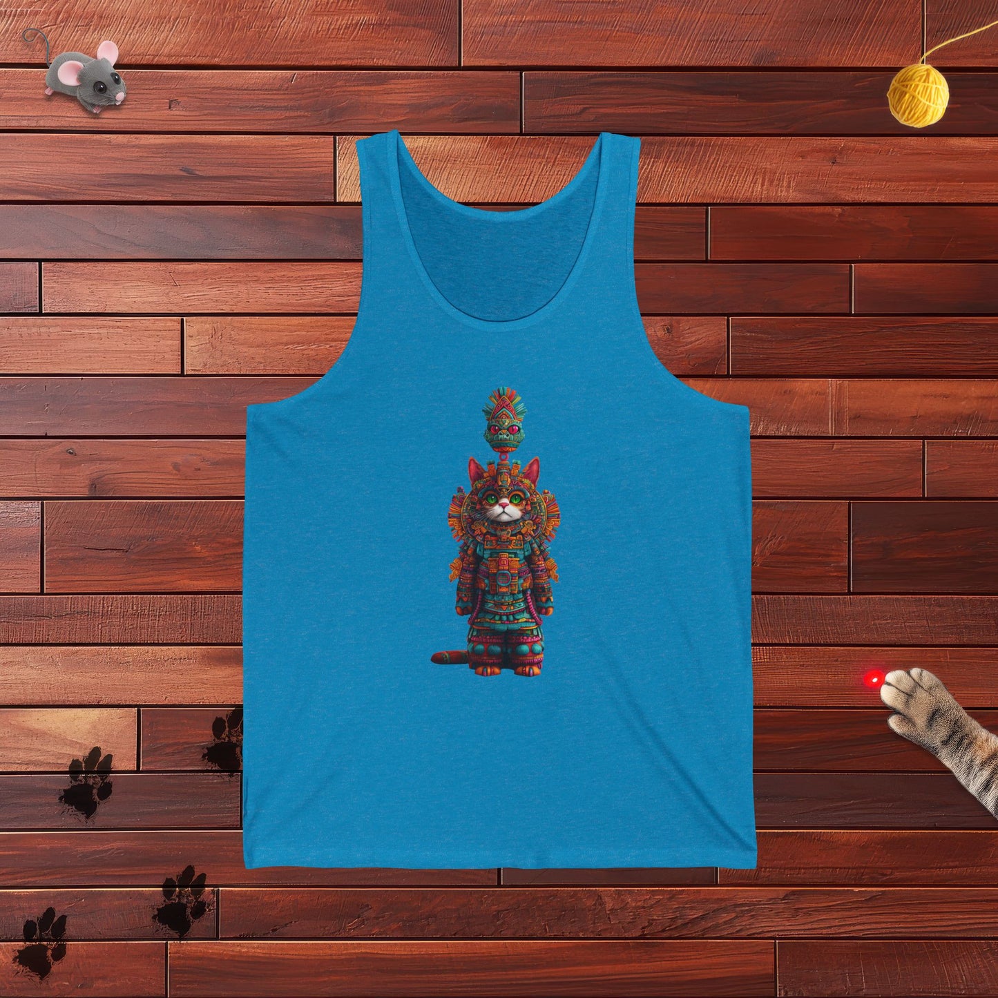 Azteca Gatito Mens Tank