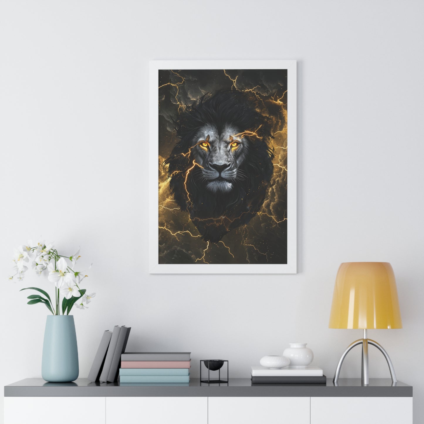 Big Cat Energy Framed Wall Art
