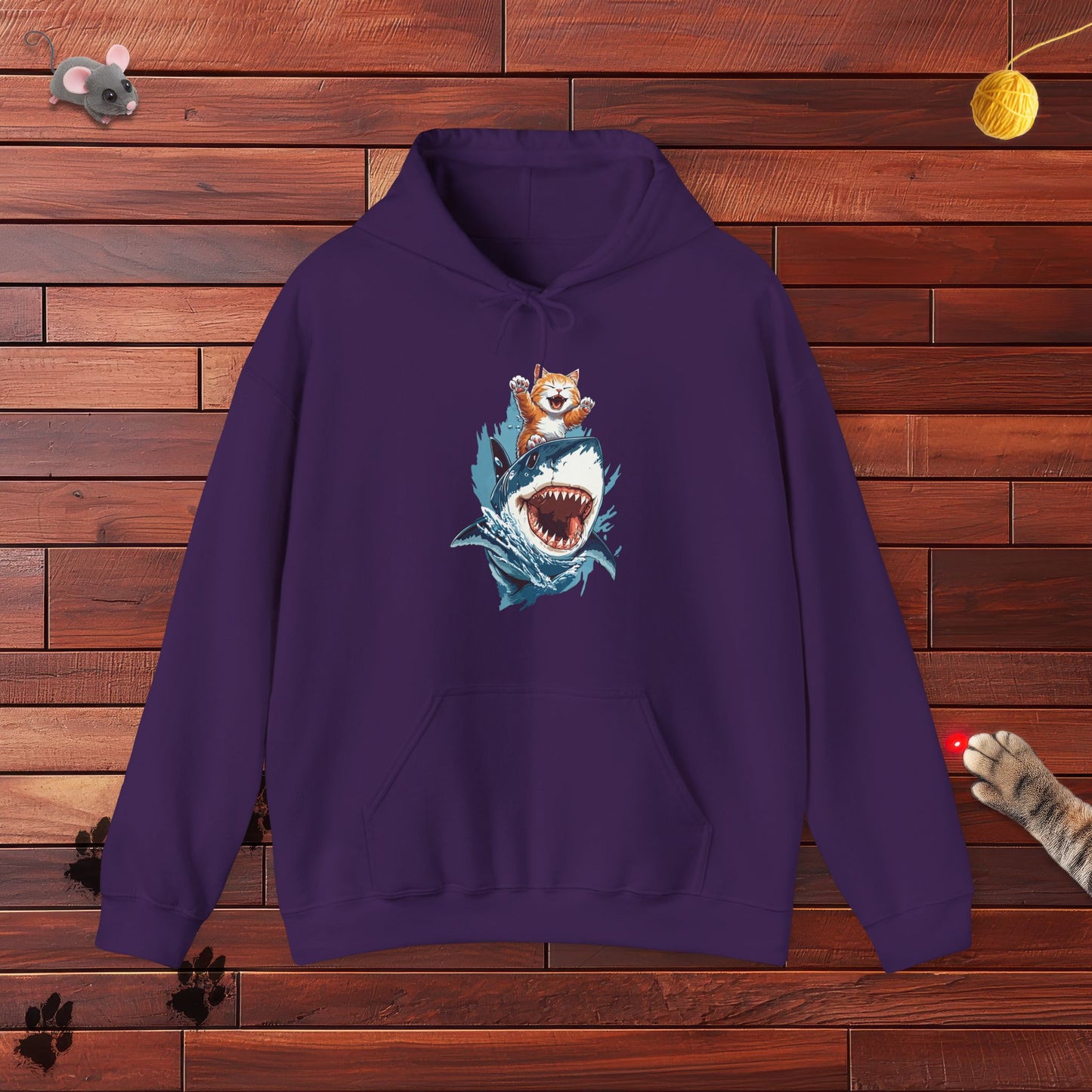 Shark Surfing Hoodie