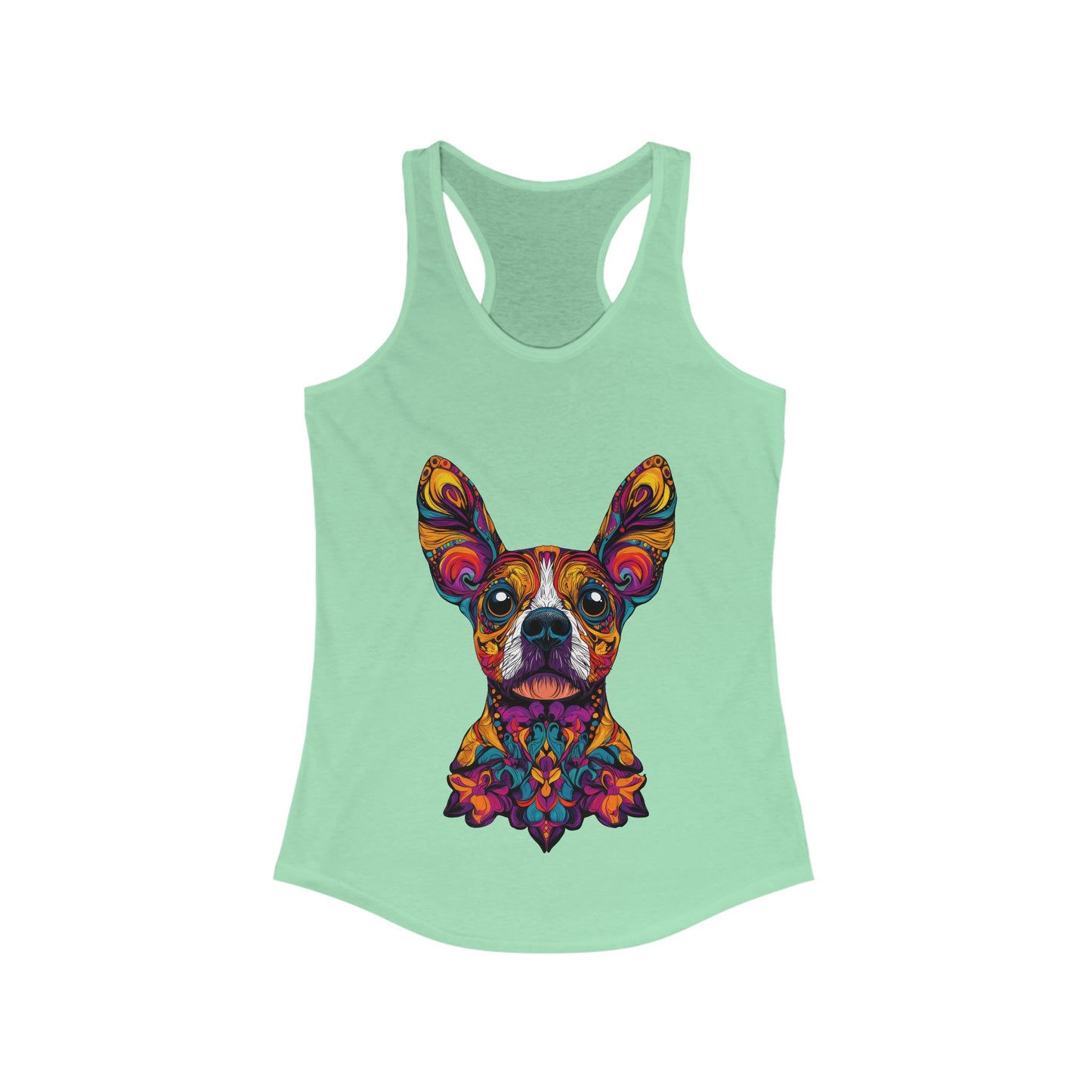 Dia De Muerte Frenchie Ladies Tank