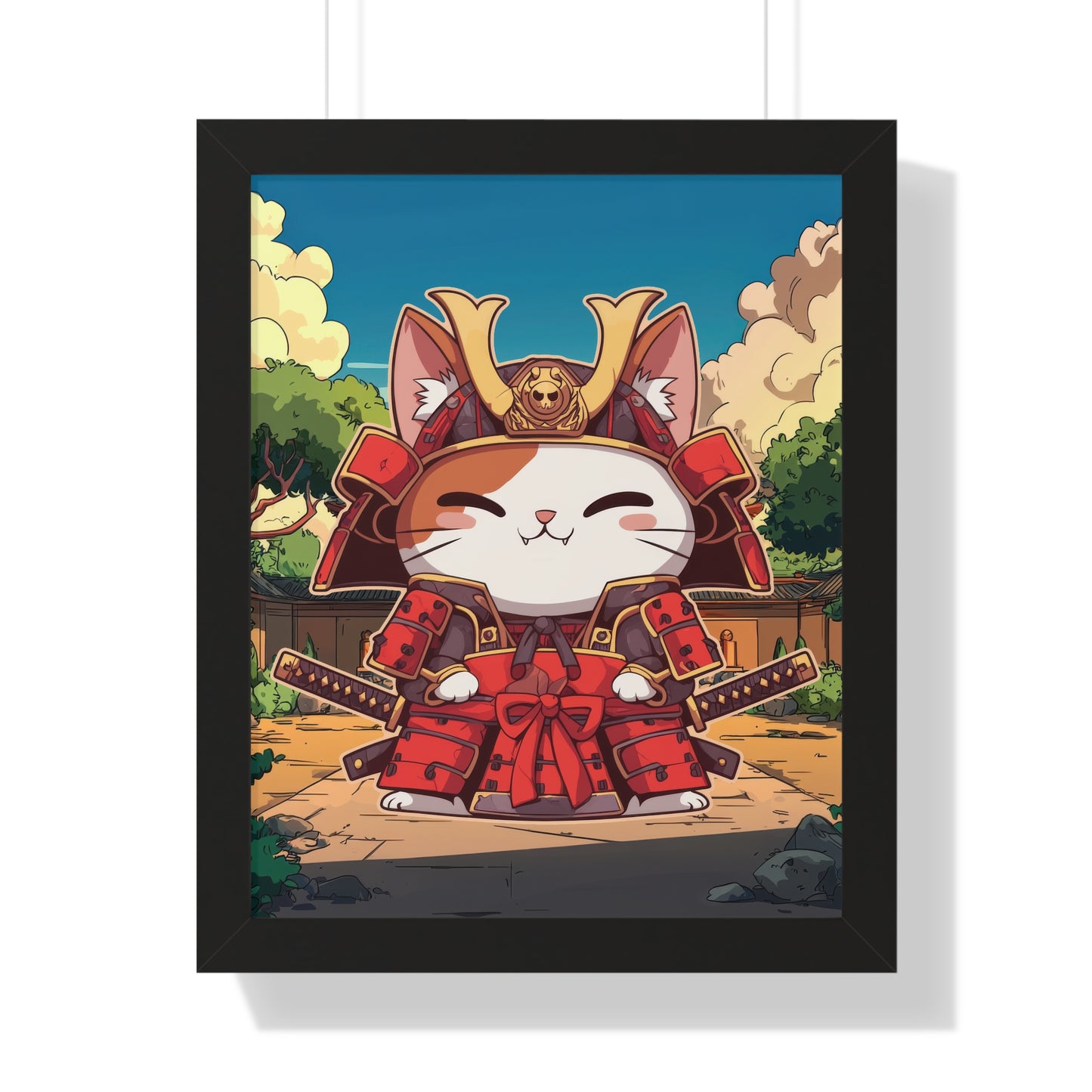 Little Samurai Framed Wall Art
