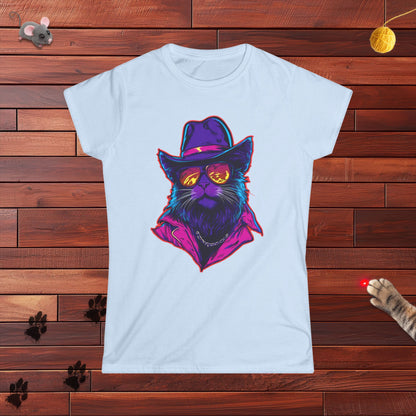 Meowcho Man Ladies Tee