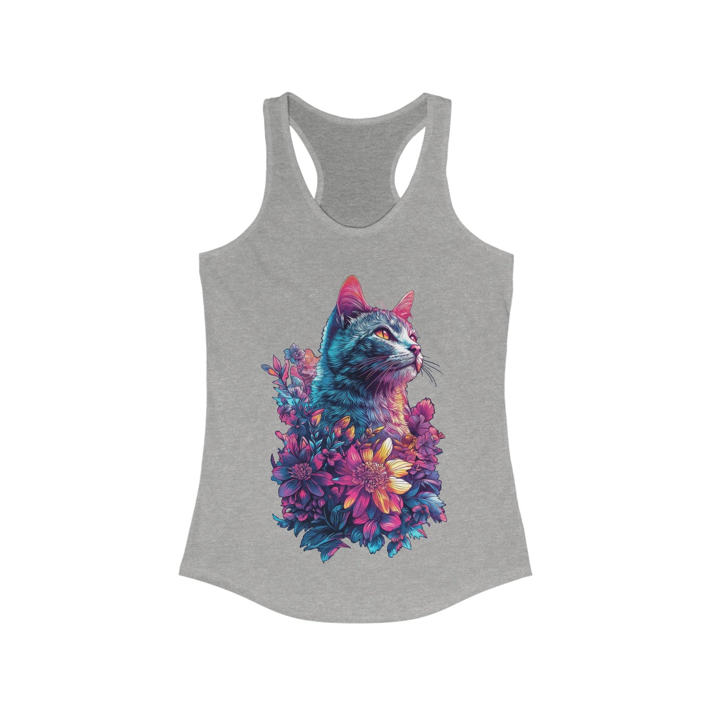 Floral Cat Ladies Tank