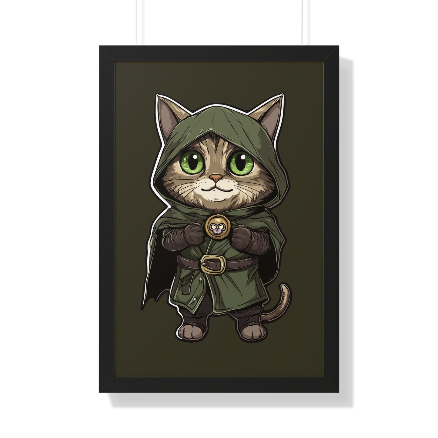 Dr. Doomcat Framed Wall Art