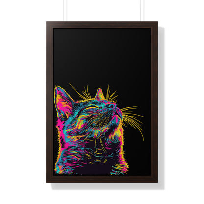 Electric Whiskers Framed Wall Art