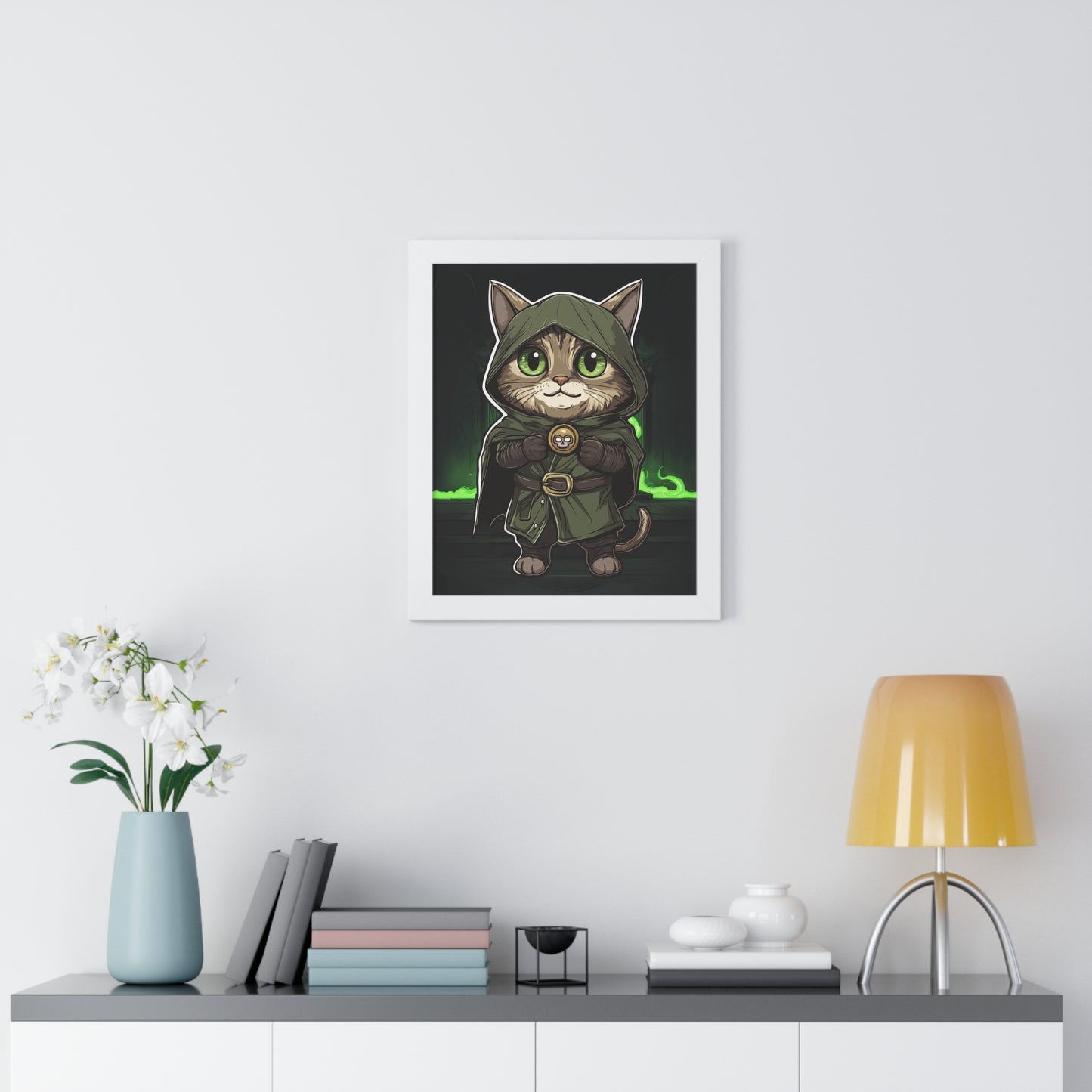 Dr. Doomcat Framed Wall Art