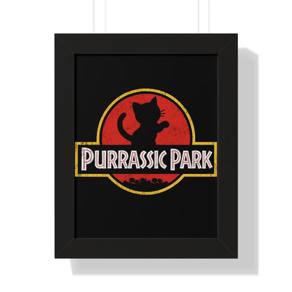 Purrassic Park Framed Wall Art