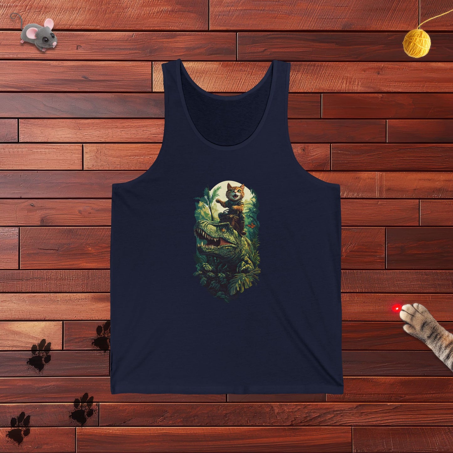 Dino Rider Mens Tank