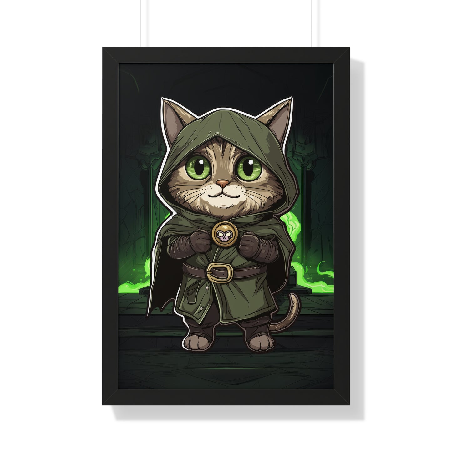 Dr. Doomcat Framed Wall Art