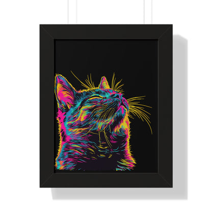 Electric Whiskers Framed Wall Art