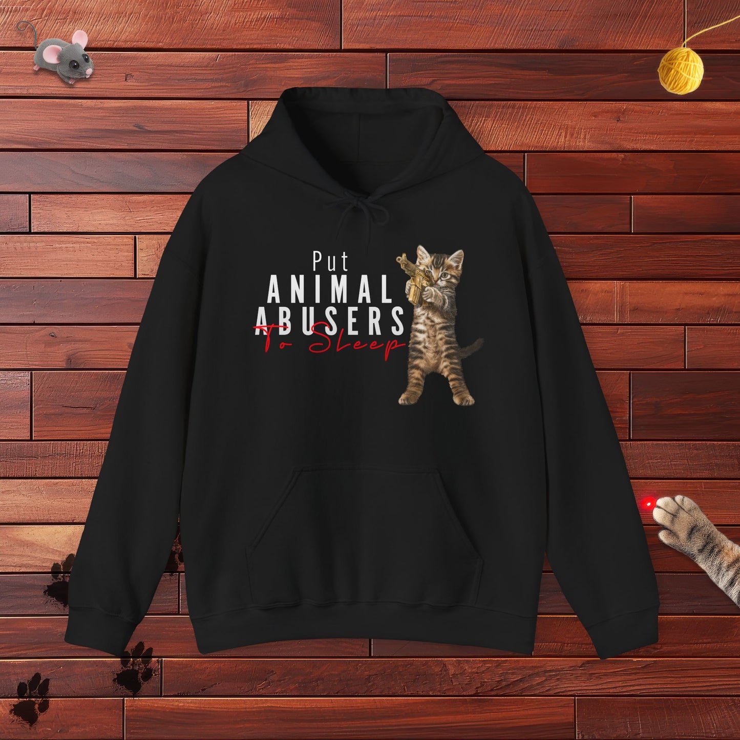 Put Animal Abusers To Sleep Hoodie