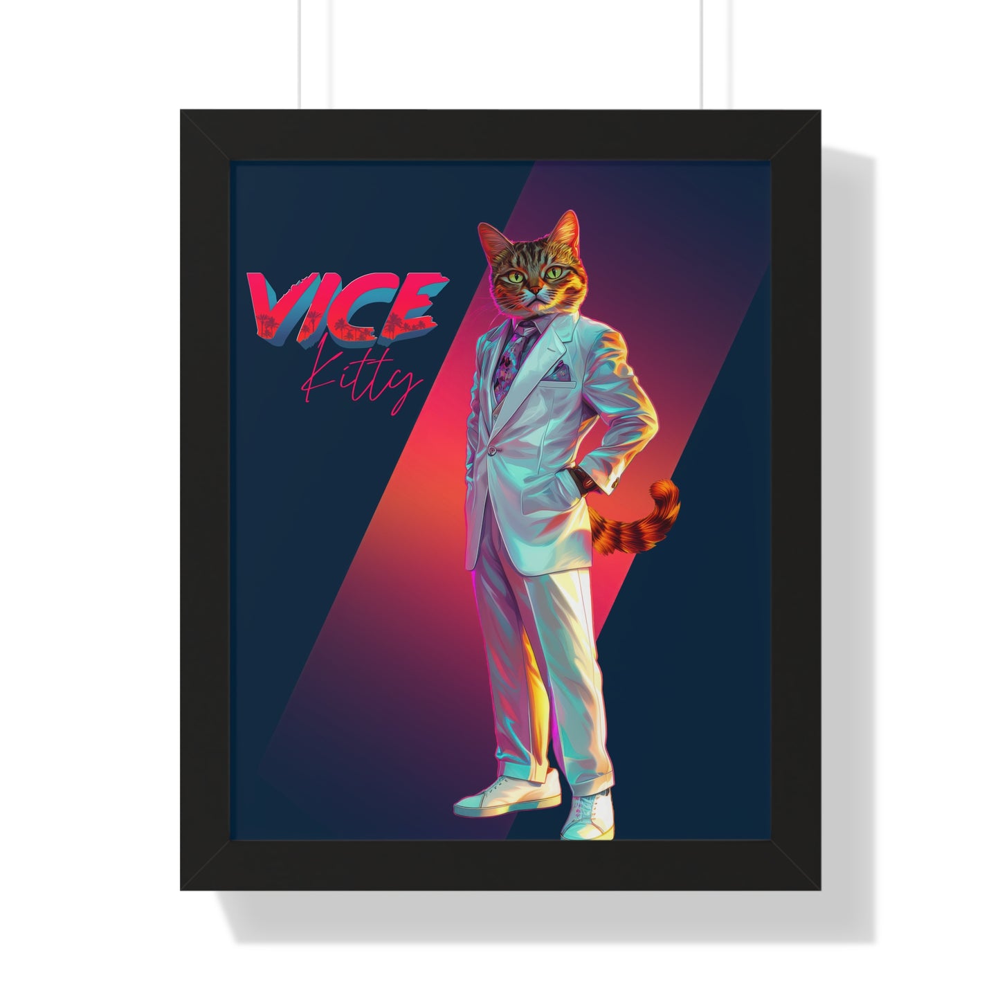 Vice Kitty Framed Wall Art