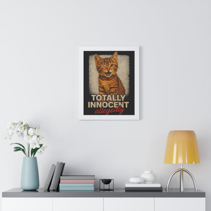 Totally Innocent Framed Wall Art