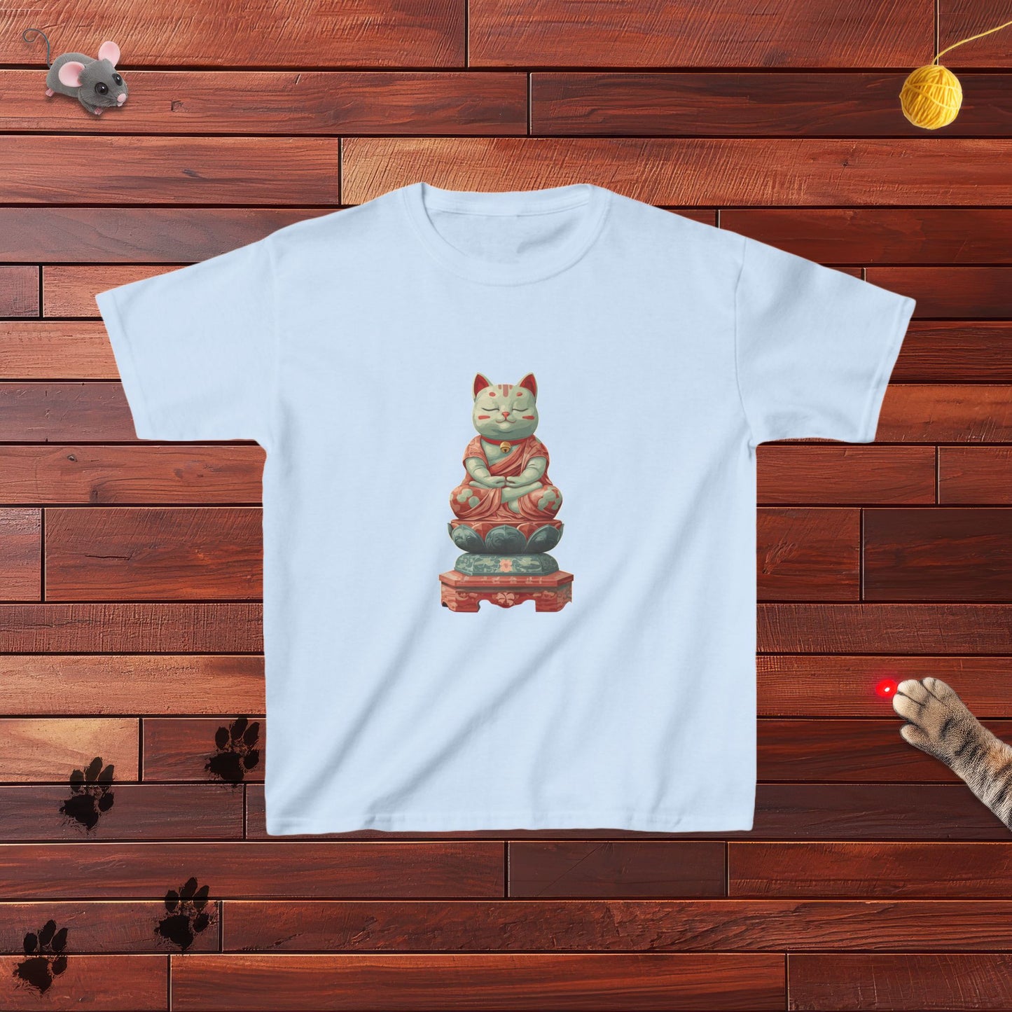 Buddha Kitty Kids Tee