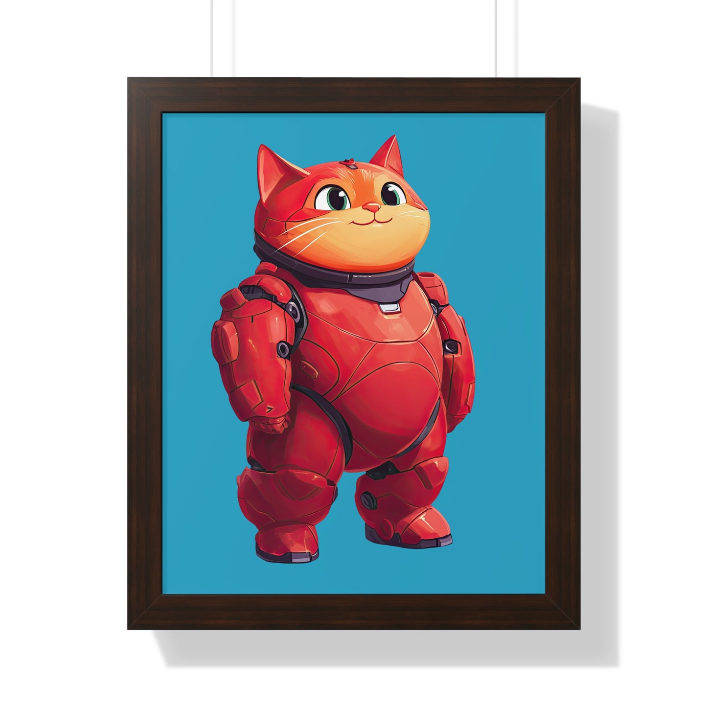 Big Kitty 6 Framed Wall Art