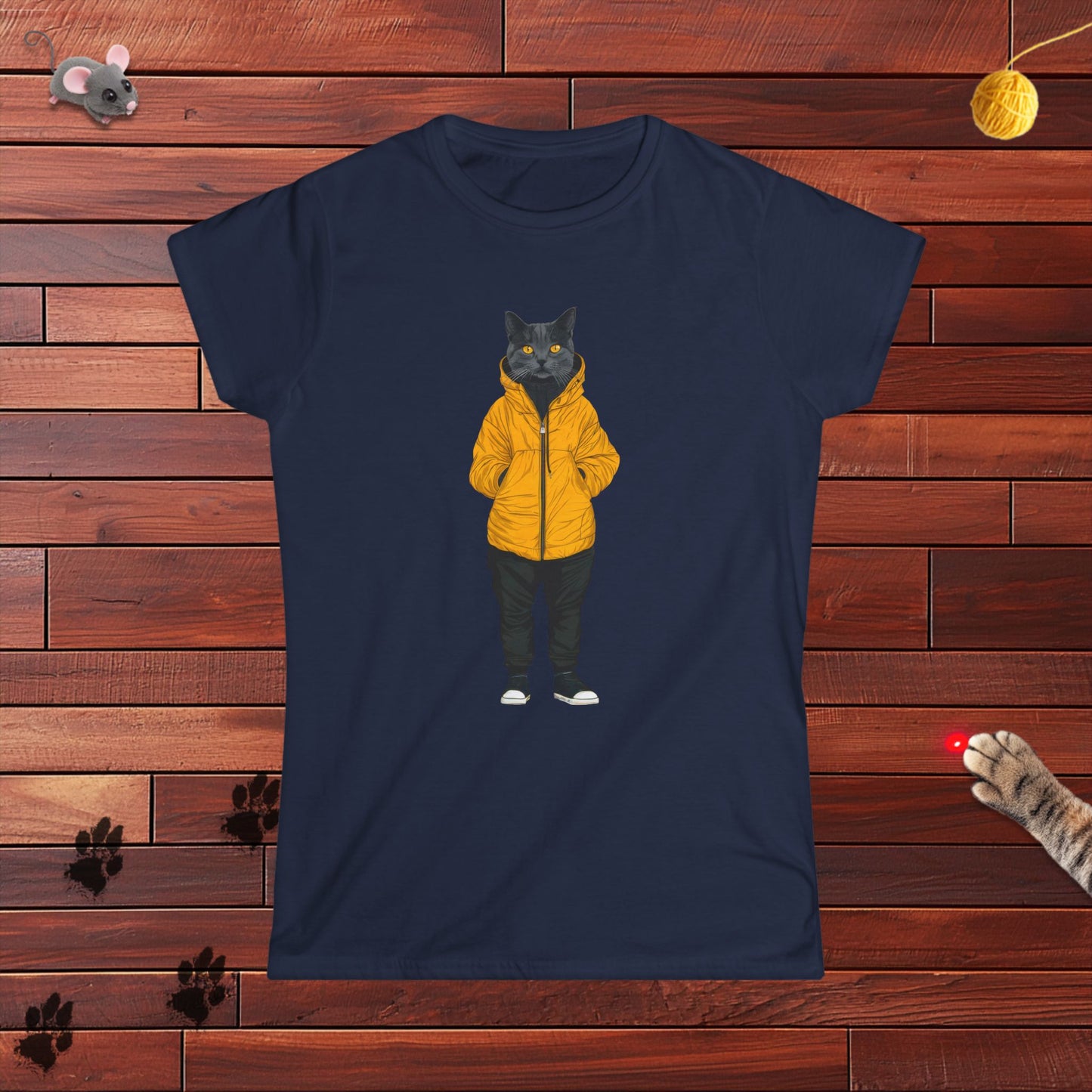 Yellow Jacket Cat Ladies Tee