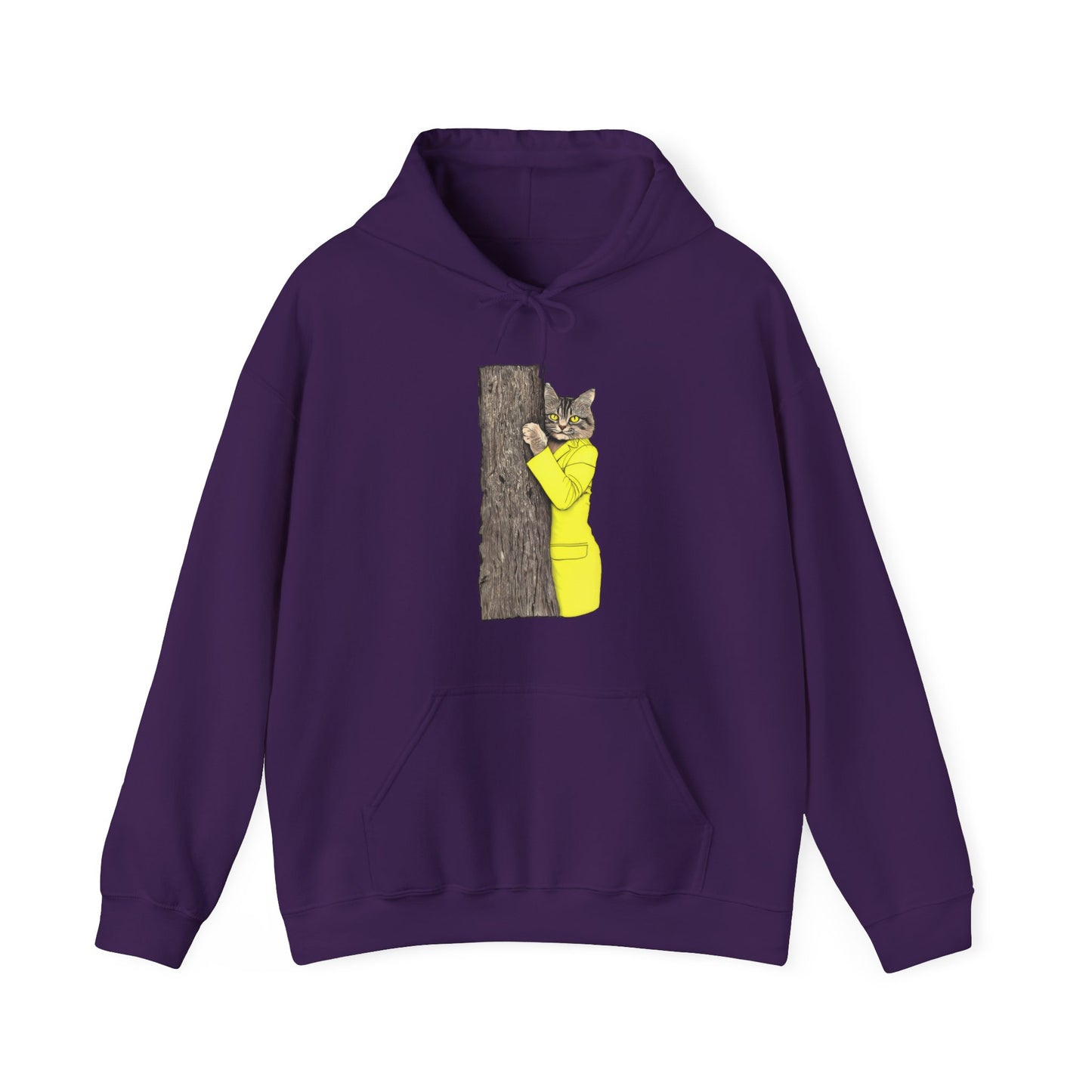 Yellow Jacket Cat Hoodie (Unisex)