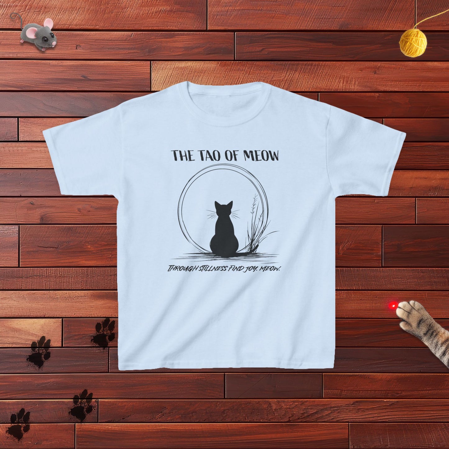 The Tao of Meow Kids Tee