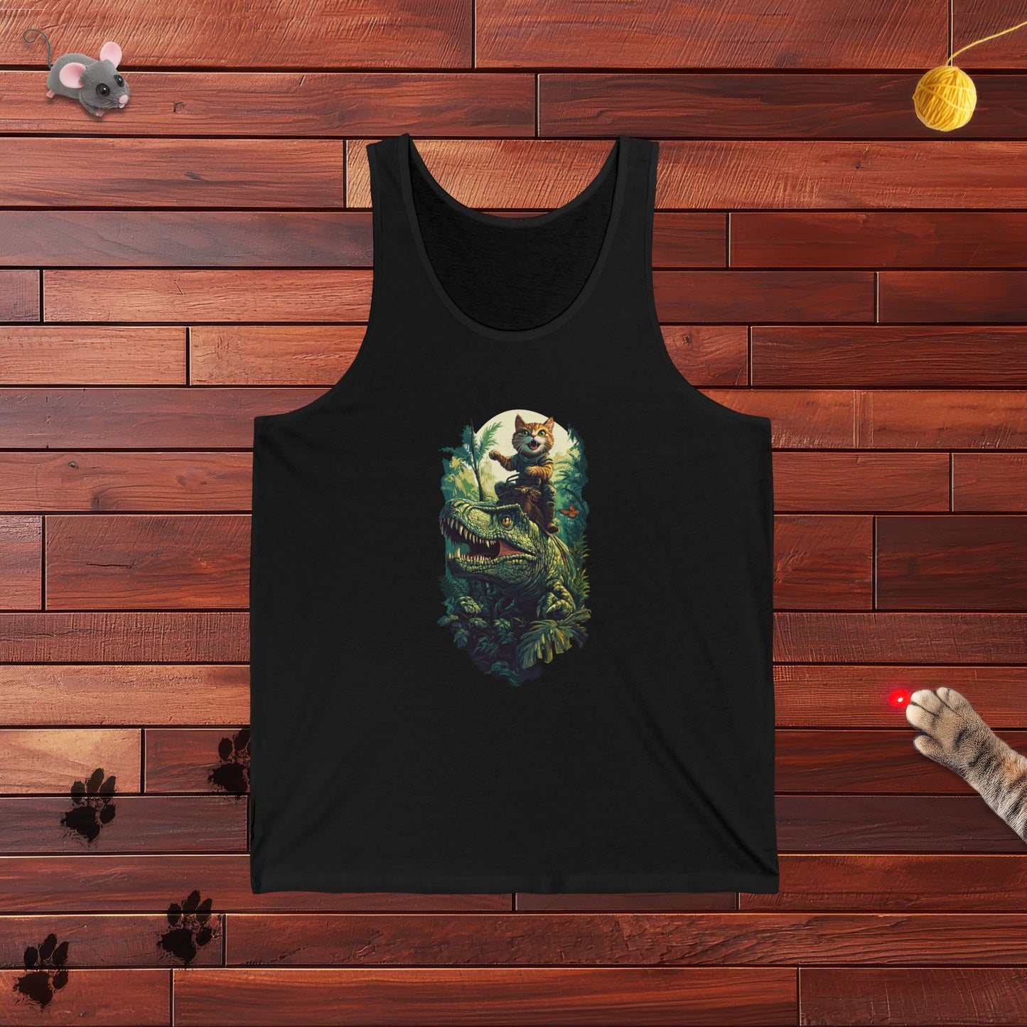 Dino Rider Mens Tank