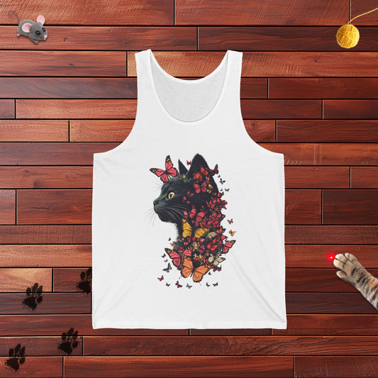 Butterfly Kitty Mens Tank