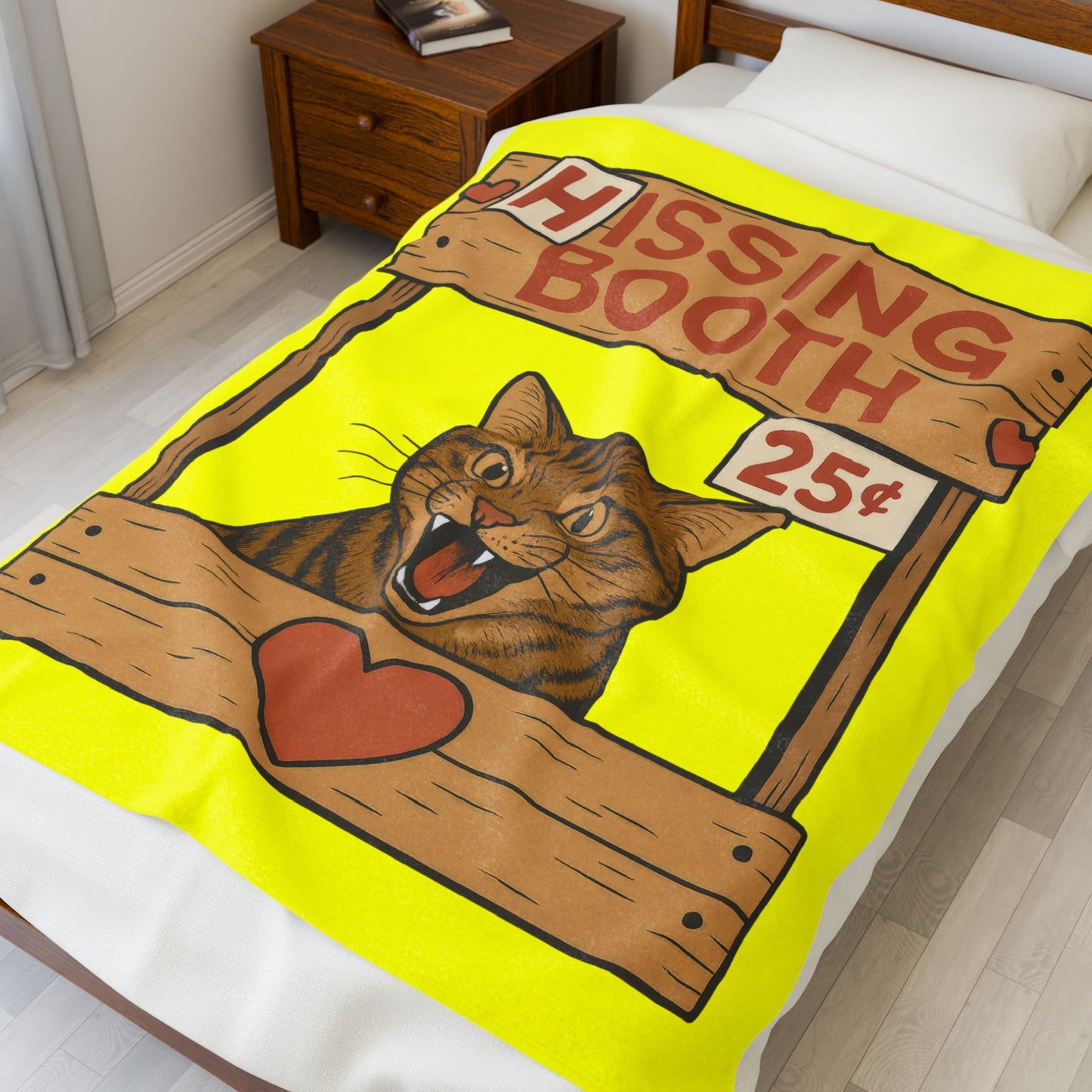 Hissing Booth Velveteen Plush Blanket