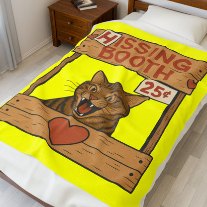Hissing Booth Velveteen Plush Blanket