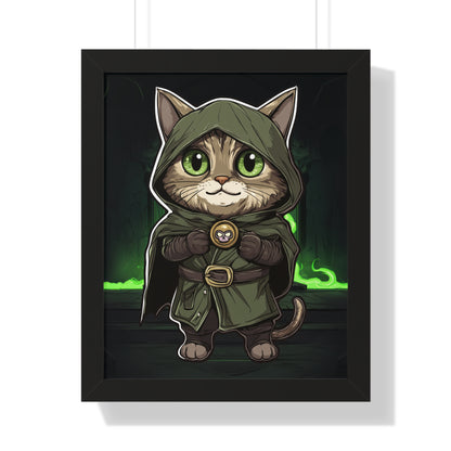 Dr. Doomcat Framed Wall Art
