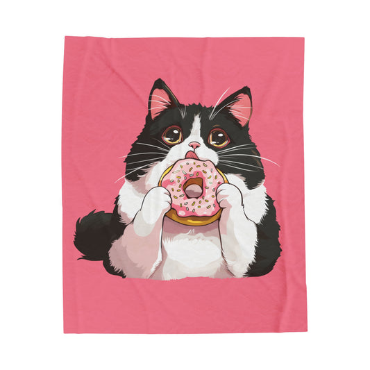 It's My Donut! Velveteen Plush Blanket