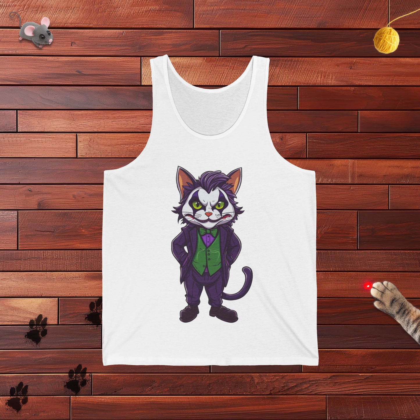 Joker Cat  Mens Tank