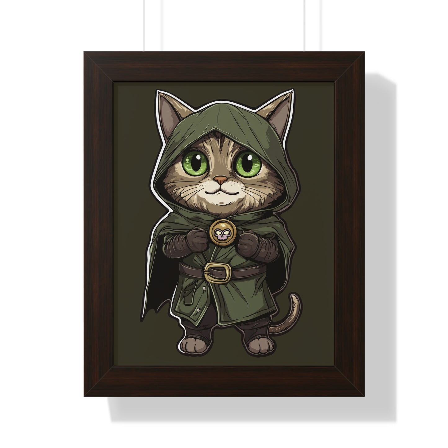 Dr. Doomcat Framed Wall Art