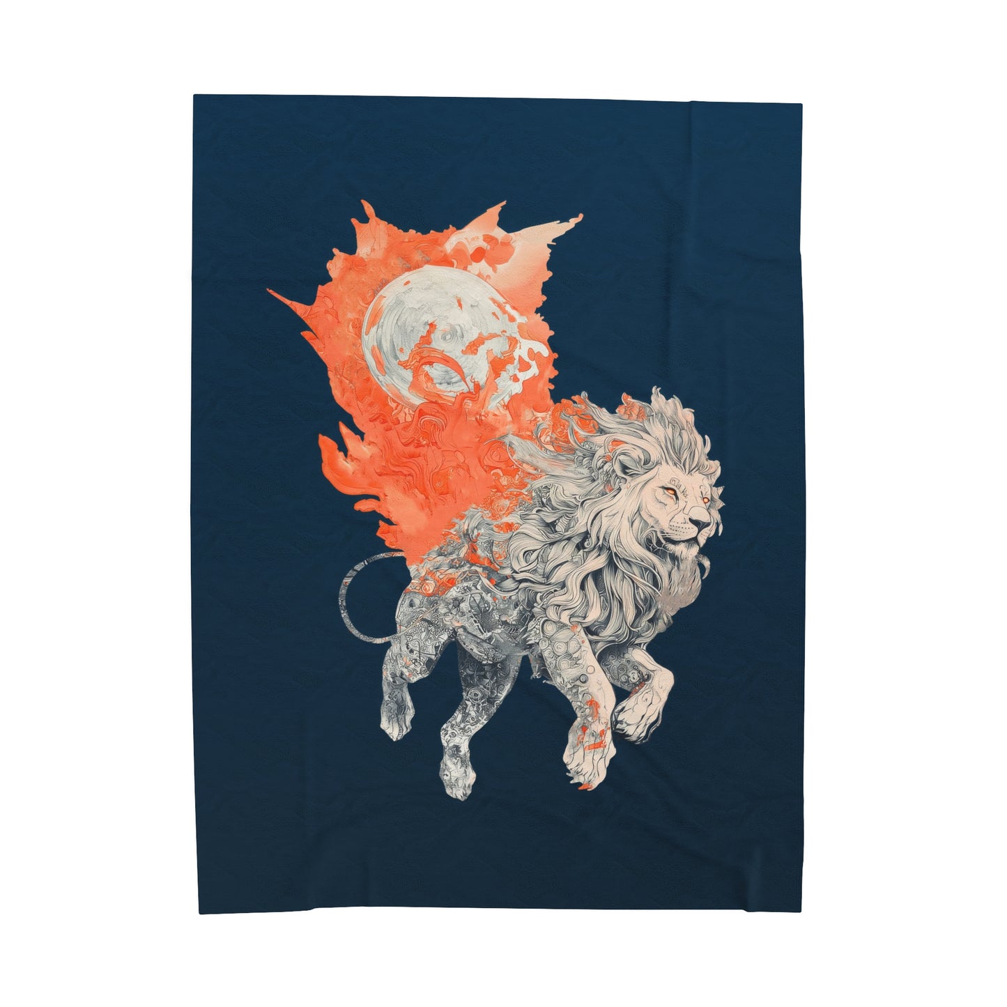 Leo Velveteen Plush Blanket