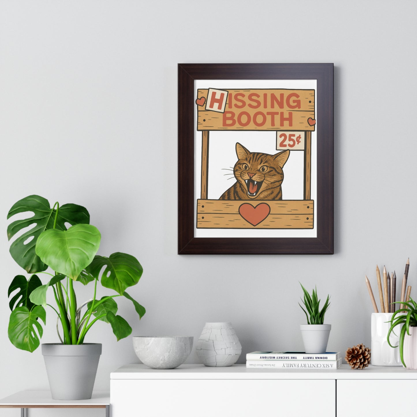 Hissing Booth Framed Wall Art