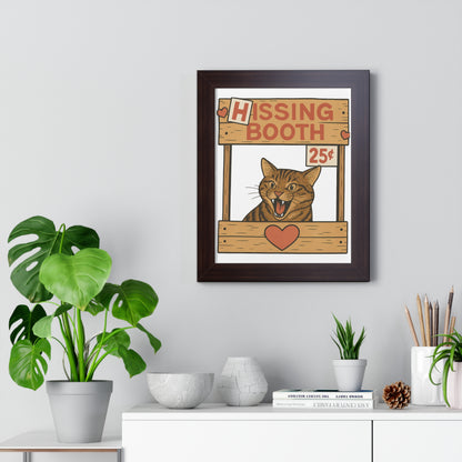 Hissing Booth Framed Wall Art