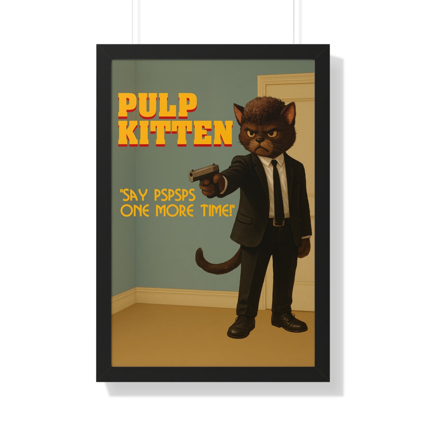 Pulp Kitten Framed Wall Art