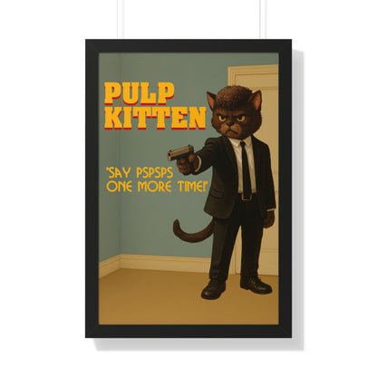 Pulp Kitten Framed Wall Art