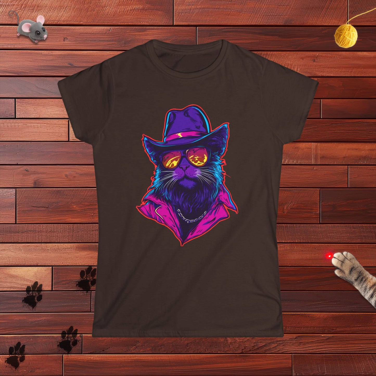 Meowcho Man Ladies Tee