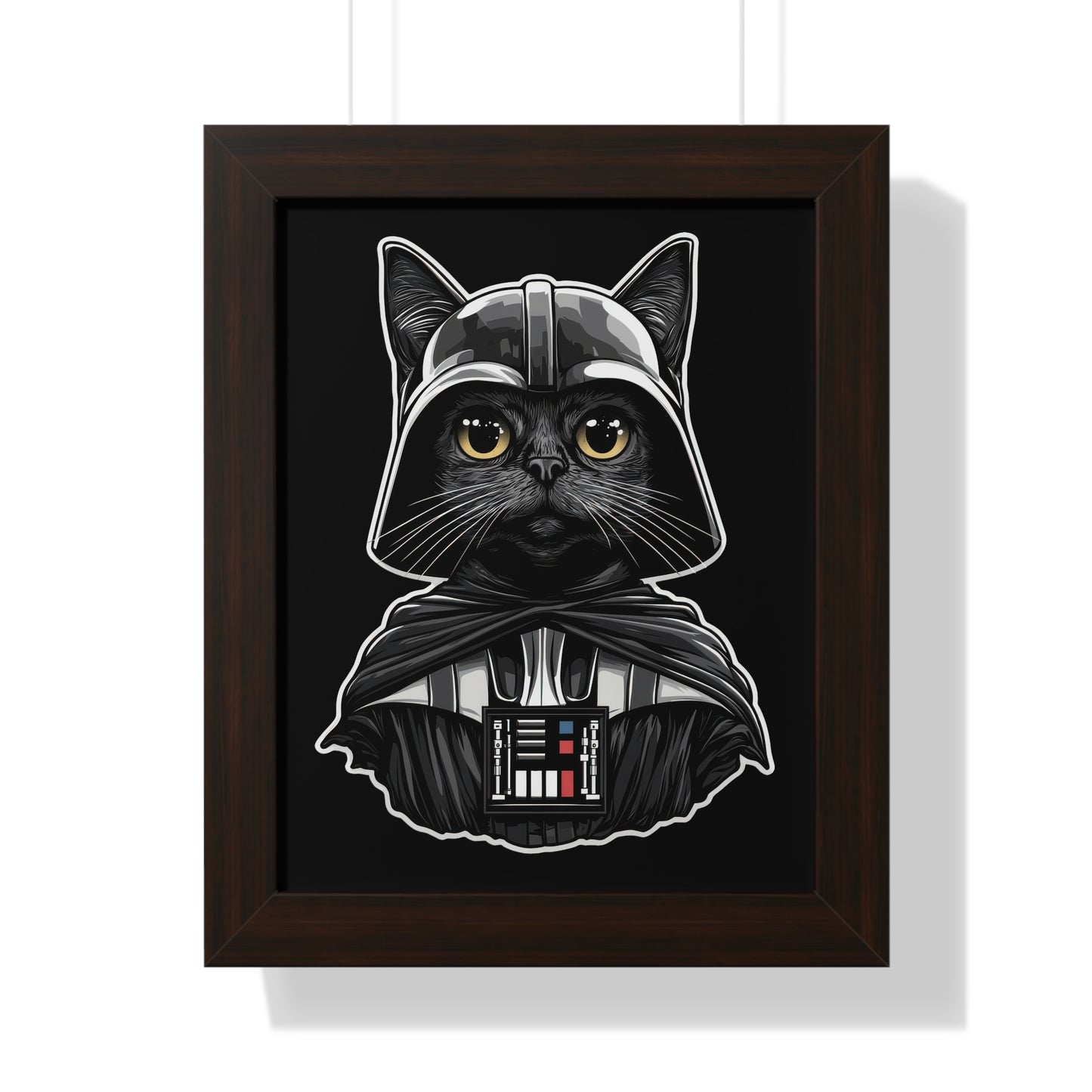 Darth Purrder Framed Wall Art