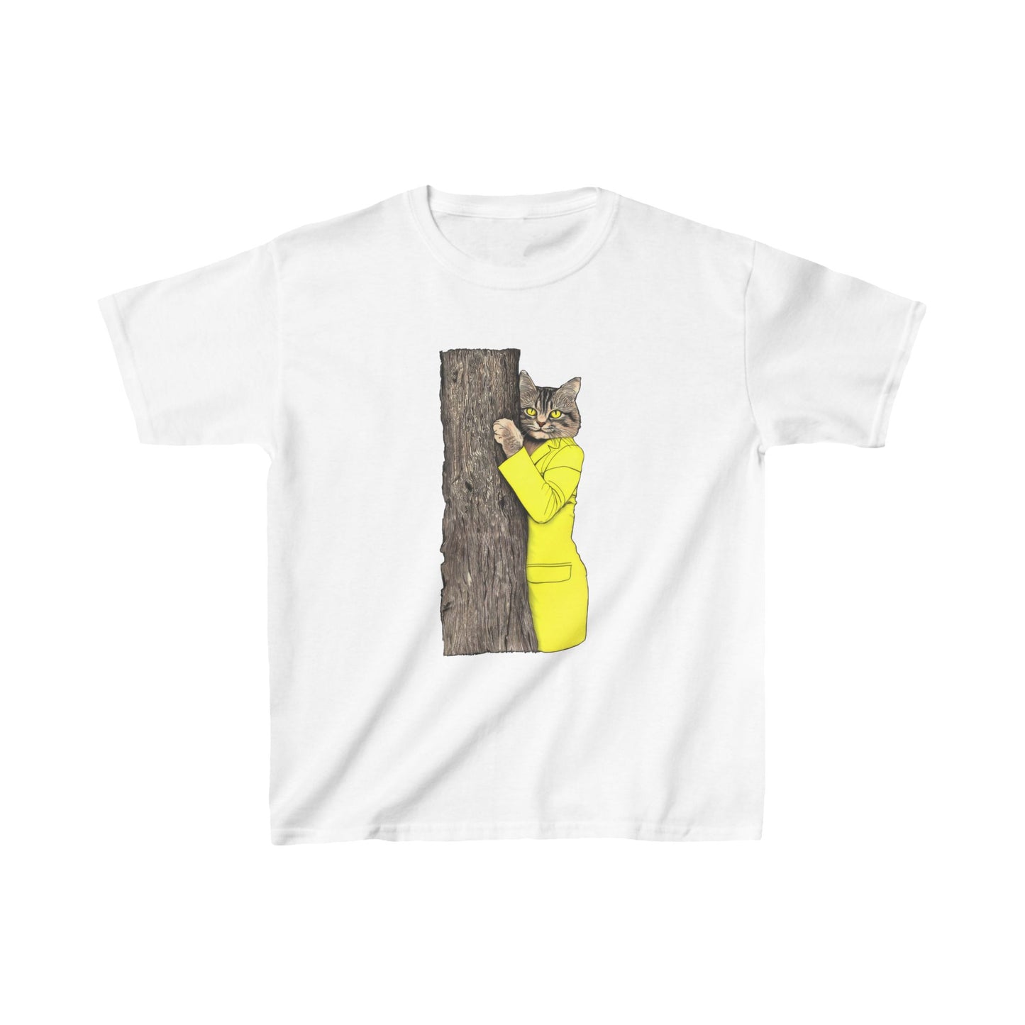 Yellow Jacket Cat Kid's Tee