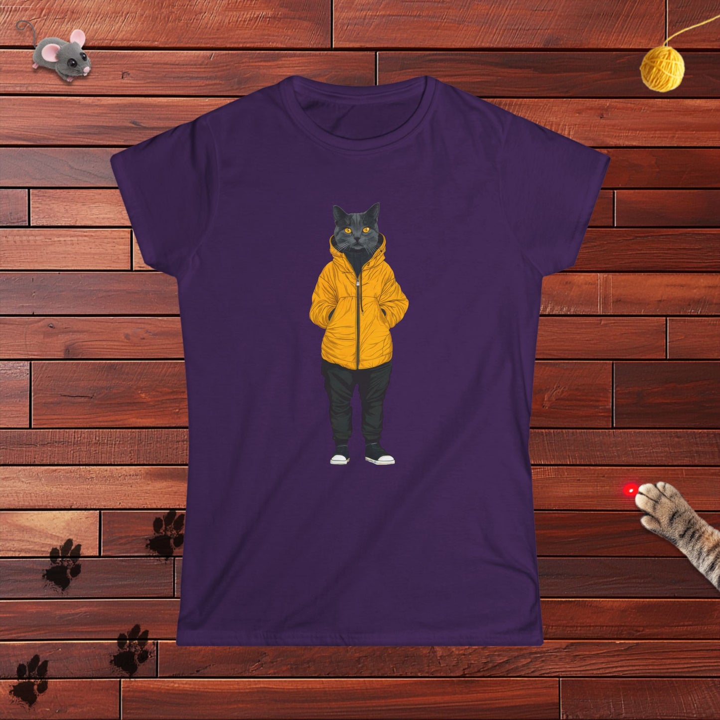 Yellow Jacket Cat Ladies Tee