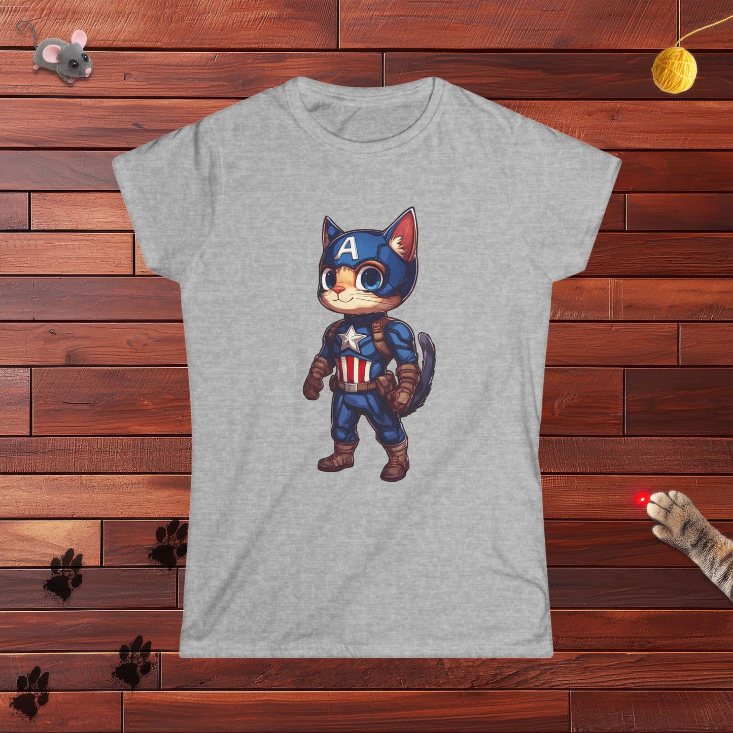 Captain Americat Ladies Tee