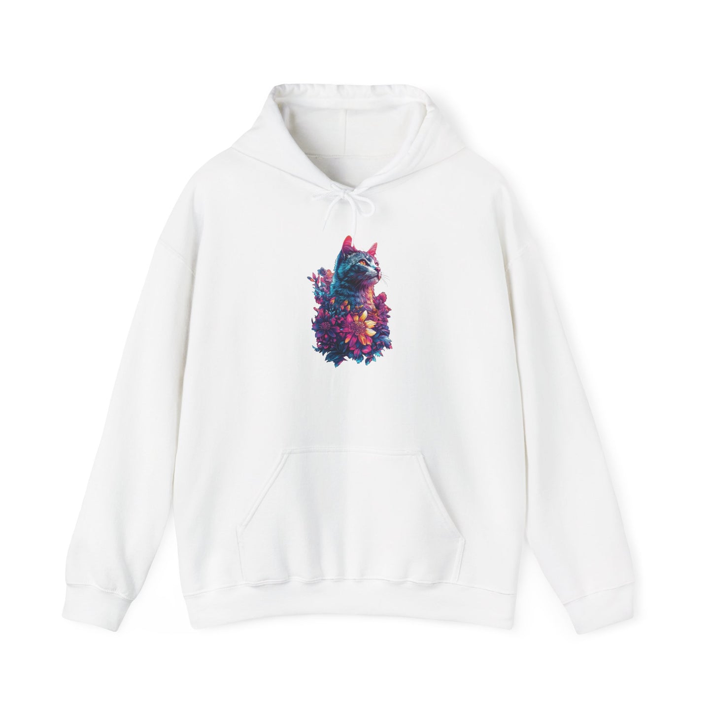 Floral Cat Hoodie