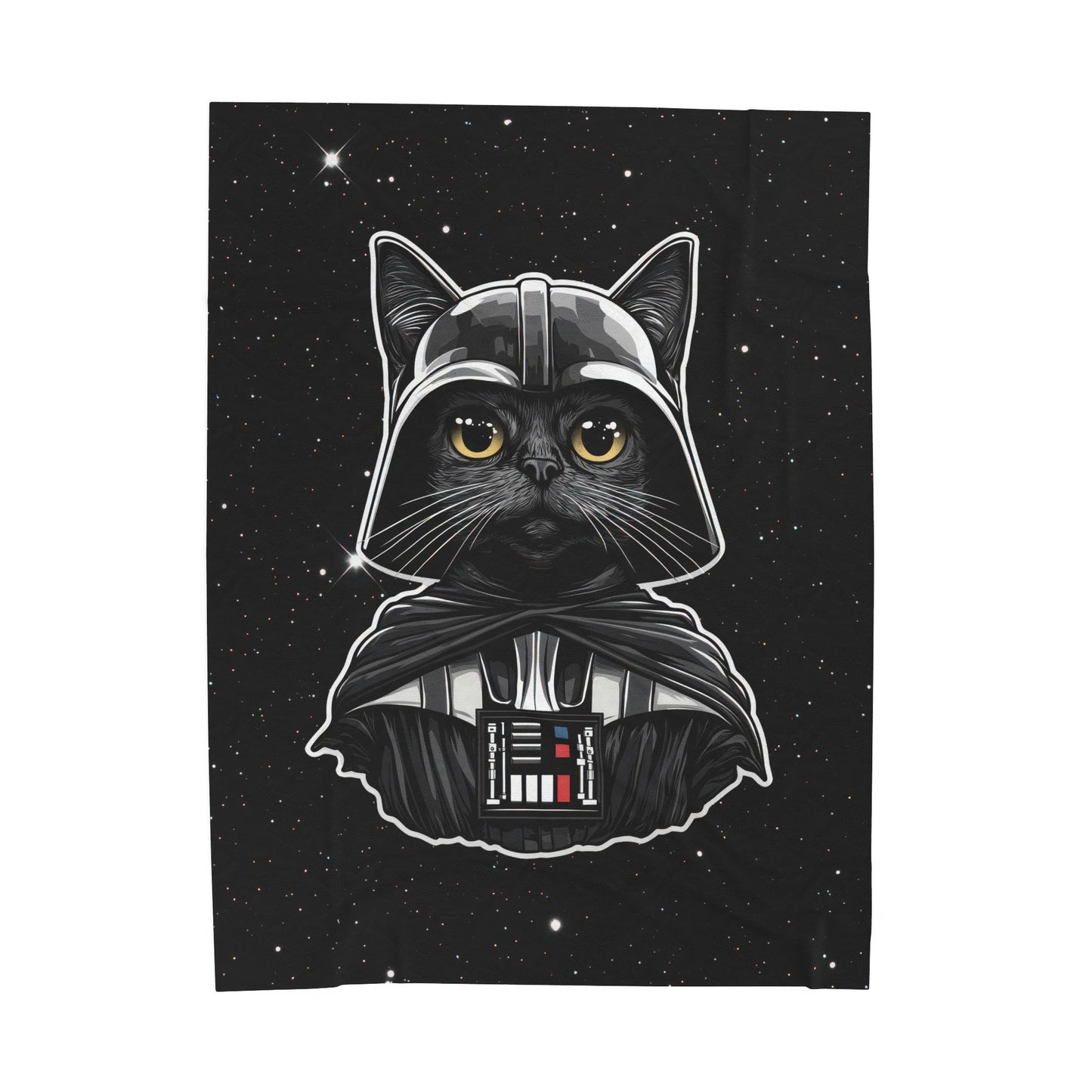 Darth Purrder Velveteen Plush Blanket