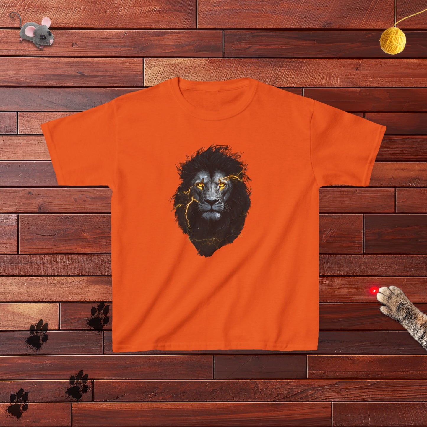 Big Cat Energy Kids Tee